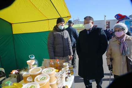 Кузьма Алдаров поприветствовал участников ярмарки «Урожайное Приангарье»